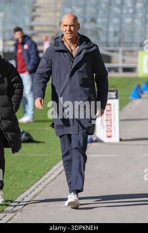 Graz, Autriche, 15.Feb.26 - FOOTBALL - ADMIRAL Bundesliga, Grazer AK 1902 vs FC Red Bull Salzburg. L'image montre l'entraîneur-chef Thomas Letsch (Red Bull Salzburg). Banque D'Images