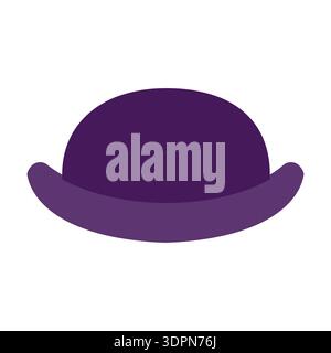 Bonne bannière de carnaval. Chapeau de costume. Célébration des fêtes. Illustration vectorielle, conception plate Illustration de Vecteur