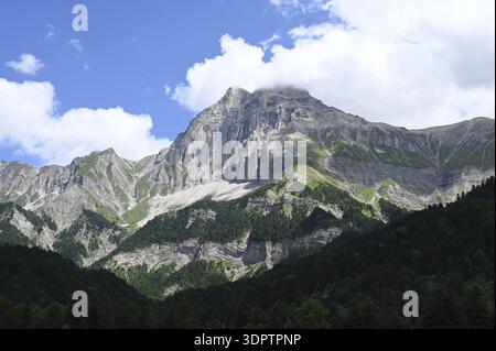Montagnes près de Trappis Banque D'Images