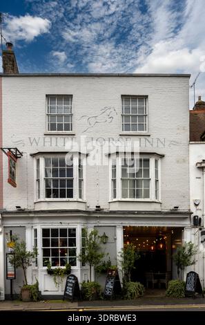 White Horse Inn - public House - High Street, Maldon, Essex, Royaume-Uni Banque D'Images