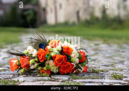 Bouquet de mariage bouquet de fleurs Banque D'Images