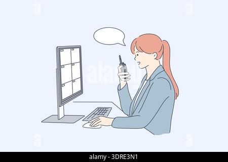 Sécurité, surveillance, concept de sécurité. Banque D'Images