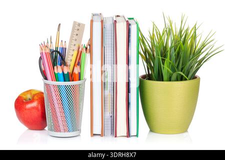L'école et les fournitures de bureau Banque D'Images