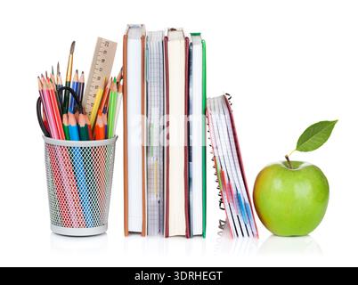 L'école et les fournitures de bureau Banque D'Images