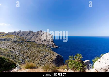 Cap de Formentor est l'extrémité orientale de la péninsule de Formentor à Majorque Banque D'Images