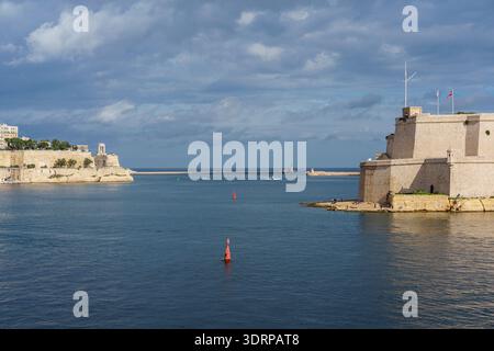 Port de la Valette, République de Malte, Europe Banque D'Images