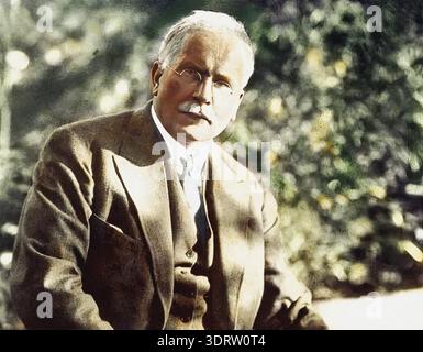 Portrait de Carl Gustav Jung (1875-1961). Musée : COLLECTION PRIVÉE. Auteur : ANONYME. Banque D'Images