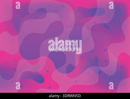Fond vibrant rose et violet abstrait Illustration de Vecteur