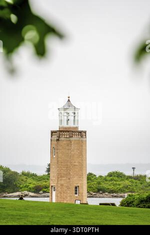 Phare - Avery point, Groton, Connecticut Banque D'Images