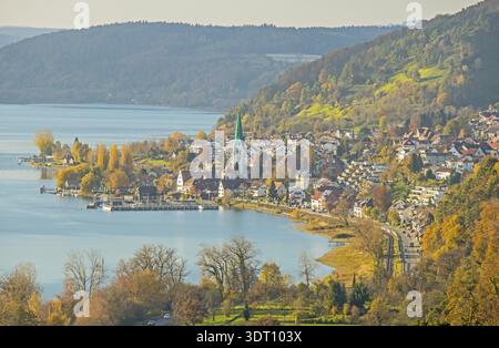 Octobre doré à Sipplingen am Lake Constance Banque D'Images