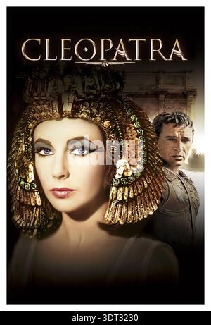 ELIZABETH TAYLOR et RICHARD BURTON dans CLEOPATRA (1963), réalisé par JOSEPH L. MANKIEWICZ. Crédit : 20TH CENTURY FOX / album Banque D'Images