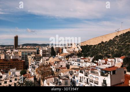 Vue d'Alicante, Espagne - janvier 2026. Banque D'Images