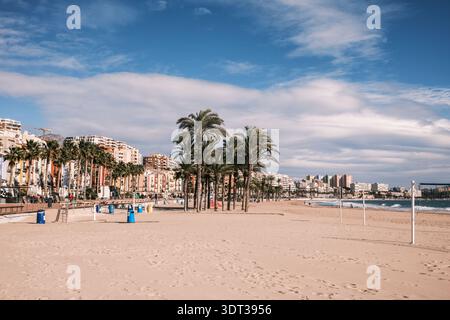 Vue d'Alicante, Espagne - janvier 2026. Banque D'Images