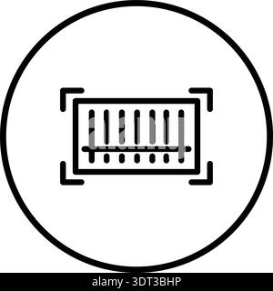 Illustration de conception d'icône de vecteur de code de produit Illustration de Vecteur