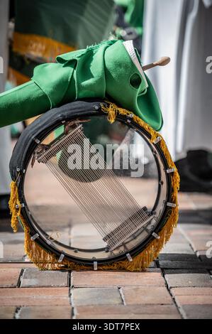Fotografía Semana Santa Zaragoza 2025. 7 Palabras. Banque D'Images