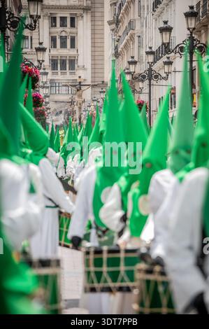 Fotografía Semana Santa Zaragoza 2025. 7 Palabras. Banque D'Images