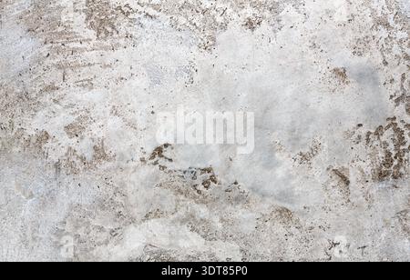 Collage de textures montrant diverses couches de surfaces de ciment gris dans un cadre moderne Banque D'Images