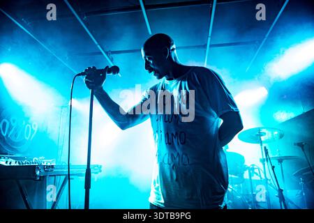 Milan, Italie. 20 février 2025. Le groupe américain N8NoFace s'est produit en live au Circolo Magnolia à Segrate - Milan - Italie le 20 février 2026 crédit : Andrea Hanktattoo Leone/Alamy Live News Banque D'Images