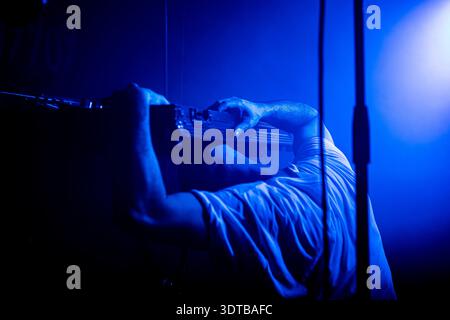 Milan, Italie. 20 février 2025. Le groupe américain N8NoFace s'est produit en live au Circolo Magnolia à Segrate - Milan - Italie le 20 février 2026 crédit : Andrea Hanktattoo Leone/Alamy Live News Banque D'Images