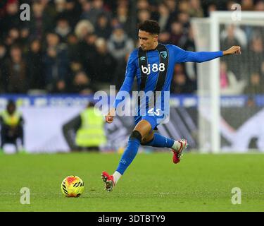 Londres, Royaume-Uni. 21 février 2026. Londres, Angleterre, 21 février 2026 : James Hill (23 AFC Bournemouth) lors du match de premier League entre West Ham United et AFC Bournemouth au London Stadium à Londres, en Angleterre. (Photo de Jay Patel/Sports Press photo/SPP) crédit : SPP Sport Press photo. /Alamy Live News Banque D'Images