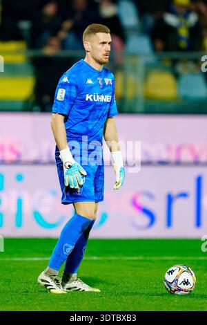 Frosinone, Italie. 20 février 2026. Andrea Fulignati de l'Empoli FC lors du match de la série Serie BKT entre Frosinone Calcio et Empoli FC au Stadio Benito Stirpe le 20 février 2026 à Frosinone, Italie crédit : Giuseppe Maffia/Alamy Live News Banque D'Images