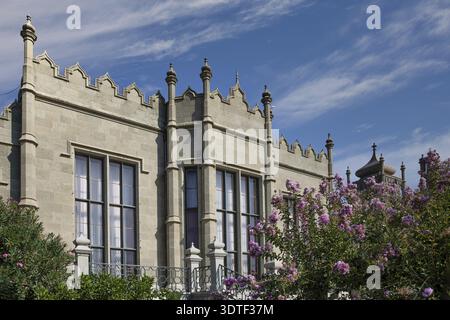 Palais Vorontsov. Alupka. Crimée. Russie Banque D'Images