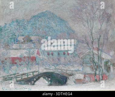 Claude Monet (geb. 14. Novembre 1840 à Paris als Oscar-Claude Monet, GEST. 5. Dezember 1926) bedeutender Französischer Maler, Stilrichtung des Impressionismus. Hier sein Werk, Sandvika, Norvège (1895), Sandvik Norwegian (1895), Gemälde, Reproduktion des Gemäldes, Kunstwerk, Historisch Banque D'Images