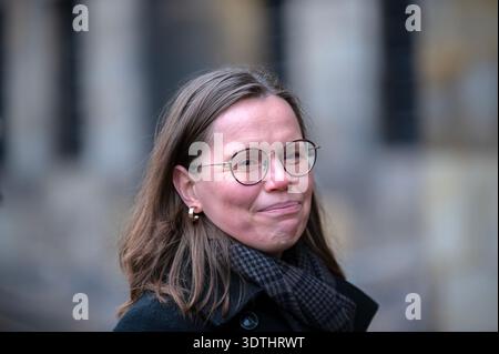 Mirjam Bikker à la réception du nouvel an King Willem Alexander à Amsterdam pays-Bas 12-1-2026 Banque D'Images