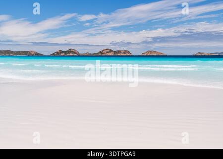 Journée d'été parfaite à Lucky Bay Esperance Australie occidentale Banque D'Images