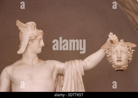 Statue de Persée Triomphant Banque D'Images