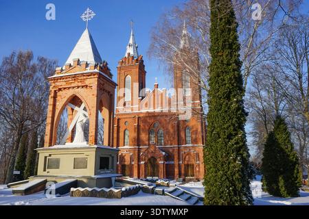 Žasliai ; église George, Lituanie Banque D'Images