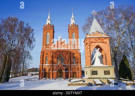 Žasliai ; église George, Lituanie Banque D'Images