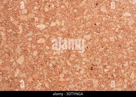 Image macro haute résolution de la surface du bois de liège naturel. Texture détaillée de l'écorce de liège compressée pour les arrière-plans. Banque D'Images