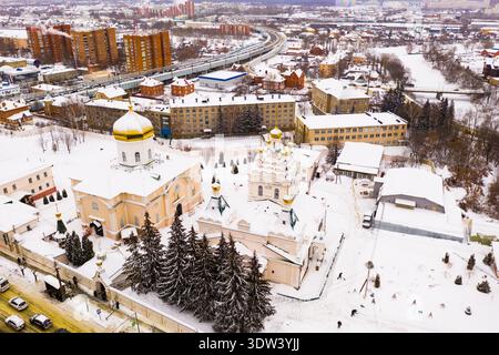 Vue de dessus du couvent de la Sainte Trinité. Penza City. Russie Banque D'Images