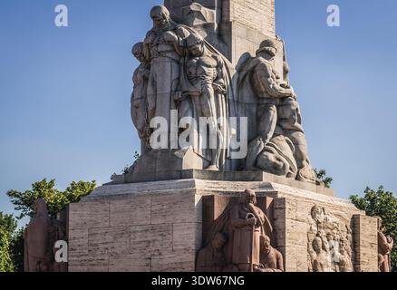 Riga, Lettonie - 25 juin 2016 : Monument de la liberté aux victimes de la guerre d'indépendance en Lettonie Banque D'Images