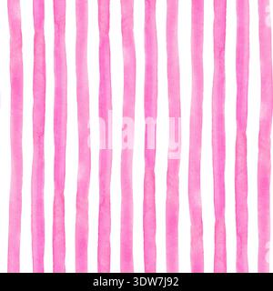 Aquarelle Cute Hearts fond de modèle sans couture. Simple imprimé coquette romantique minimaliste avec beaucoup de coeurs. Banque D'Images