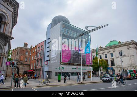 Lonad Failte Tourist information Centre sur Dame Street dans le centre historique de Dublin, Irlande. Banque D'Images