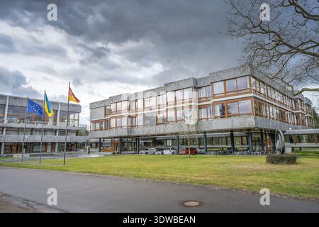 Bundesverfassungsgericht, Schloßbezirk, Karlsruhe, Baden-Württemberg, Deutschland Banque D'Images
