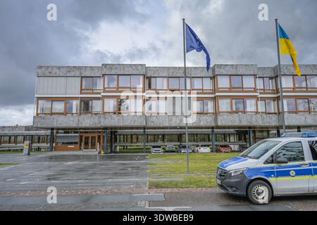 Bundesverfassungsgericht, Schloßbezirk, Karlsruhe, Baden-Württemberg, Deutschland Banque D'Images