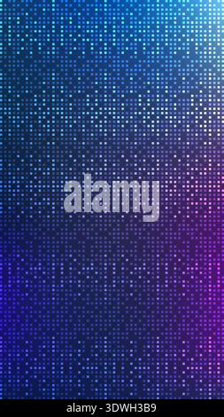 abstrait texture de fond vibrant grille numérique affiche des pixels brillants bleu violet dégradé une technologie futuriste pour les développeurs web Illustration de Vecteur