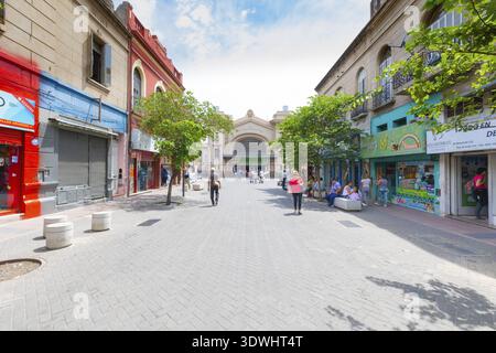 Cordoba Argentine janvier 31 Israel Street vous emmène au marché couvert du nord de Cordoue. Tournage le 31 janvier 2020, Cordoue, Argentine Banque D'Images