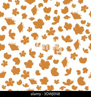 Fleurs de floraison printanière branche Sakura Cherry motif sans couture Illustration de Vecteur