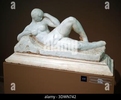 Saransk, Russie - 18 juin 2024 : sculpture 'repos', 1915. Musée nommé d'après S.D. Erzya, Saransk Banque D'Images