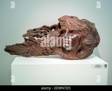 Saransk, Russie - 18 juin 2024 : sculpture 'Argentine' par S.D. Erzya, 1954. Musée S.D. Erzya, Saransk Banque D'Images