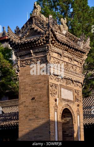 Intérieur de la Grande Mosquée du quartier musulman de Xi’an, Chine Banque D'Images