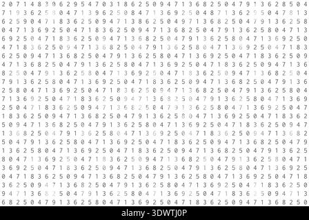 Fond de flux de données de programmation sans discontinuité avec illustration de matrice binaire abstraite Illustration de Vecteur