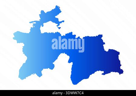 Dégradé simple fond de carte Tadjikistan, conception modifiable vectorielle, peut être utilisé pour la conception d'affaires ou de présentation. Illustration de Vecteur
