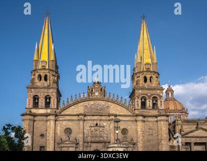 La Cathédrale de Guadalajara - Guadalajara, Jalisco, Mexique Banque D'Images
