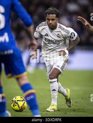 Madrid, Espagne. 02 mars 2026. MADRID, ESPAGNE - 02 MARS : Rodrigo du Real Madrid lors d'un match LaLiga EA Sports entre le Real Madrid et Getafe à l'Estadio Bernabeu le 02 mars 2026 à Madrid, Espagne. (Photo de Ricardo Nogueira/Sports Press photo) crédit : SPP Sport Press photo. /Alamy Live News Banque D'Images