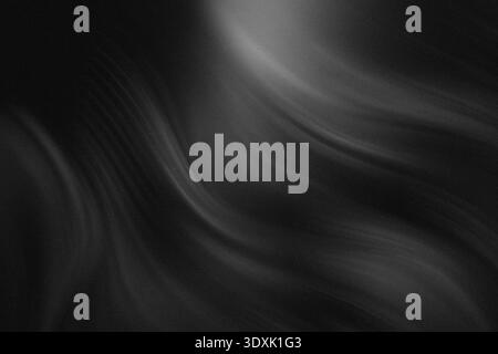 Photographie abstraite en noir et blanc présentant un mouvement flou et une lumière douce créant un effet rêveur Banque D'Images
